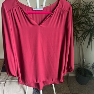 Avia Deep Red Women's Blouse